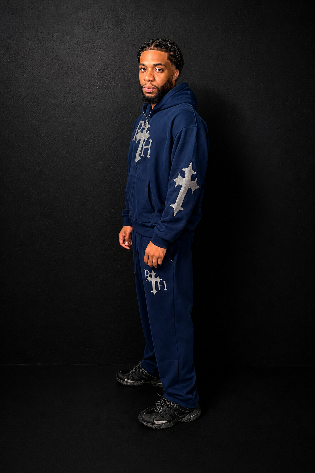 Dominion Core Tracksuit in Navy
