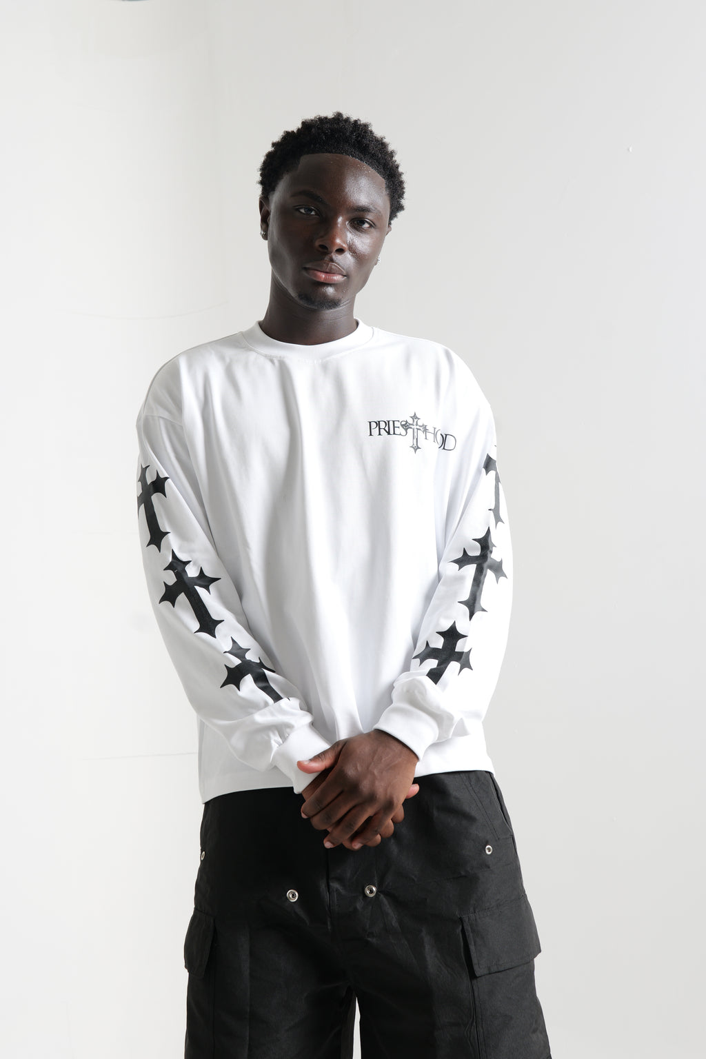Dominion Core White Long Sleeve Tee