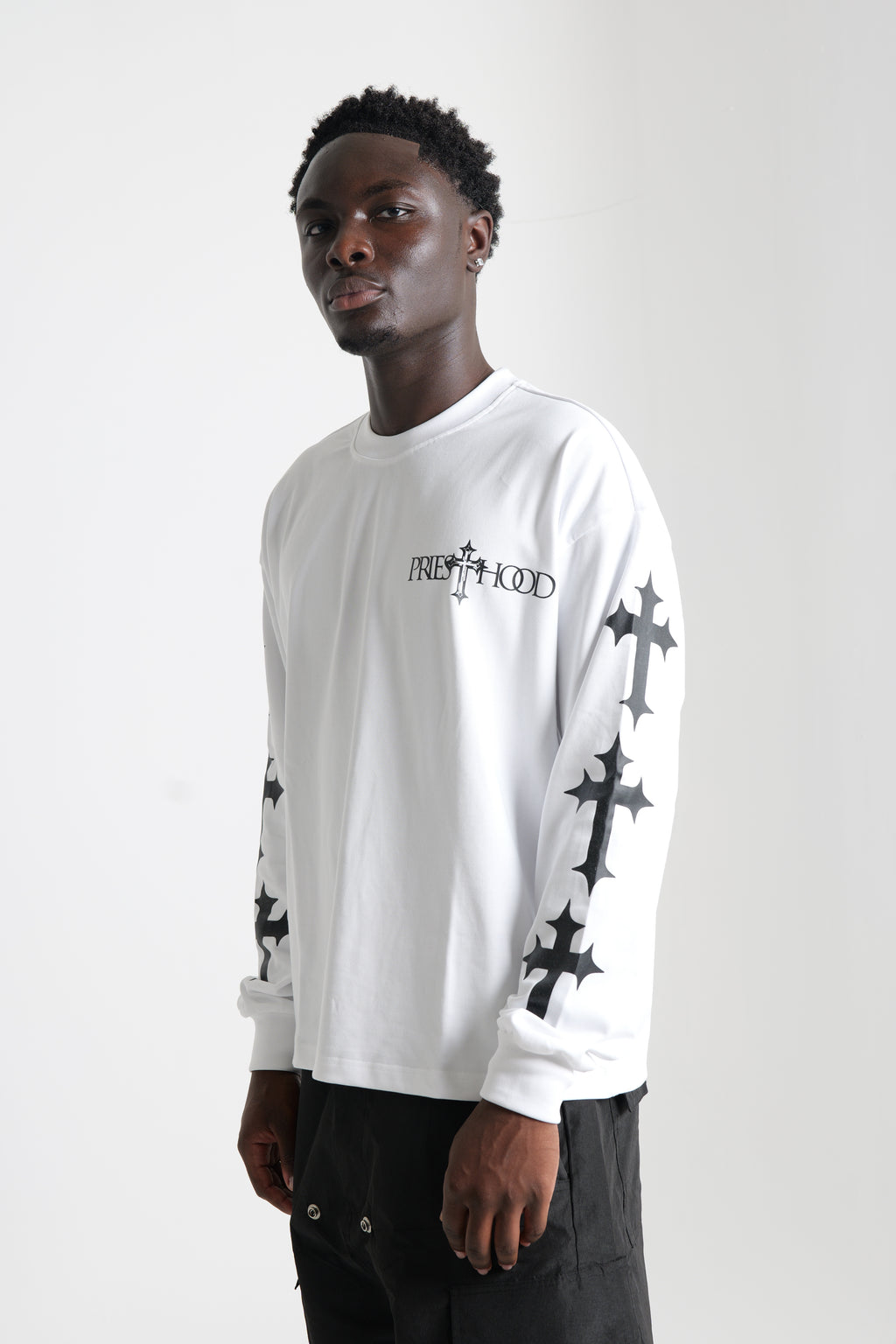 Dominion Core White Long Sleeve Tee